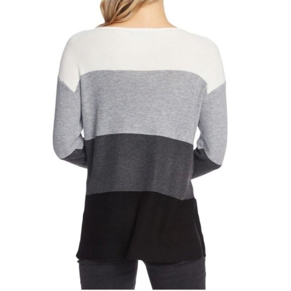 Vince Camuto Colorblock Pocket Sweater - Picture 2 of 9